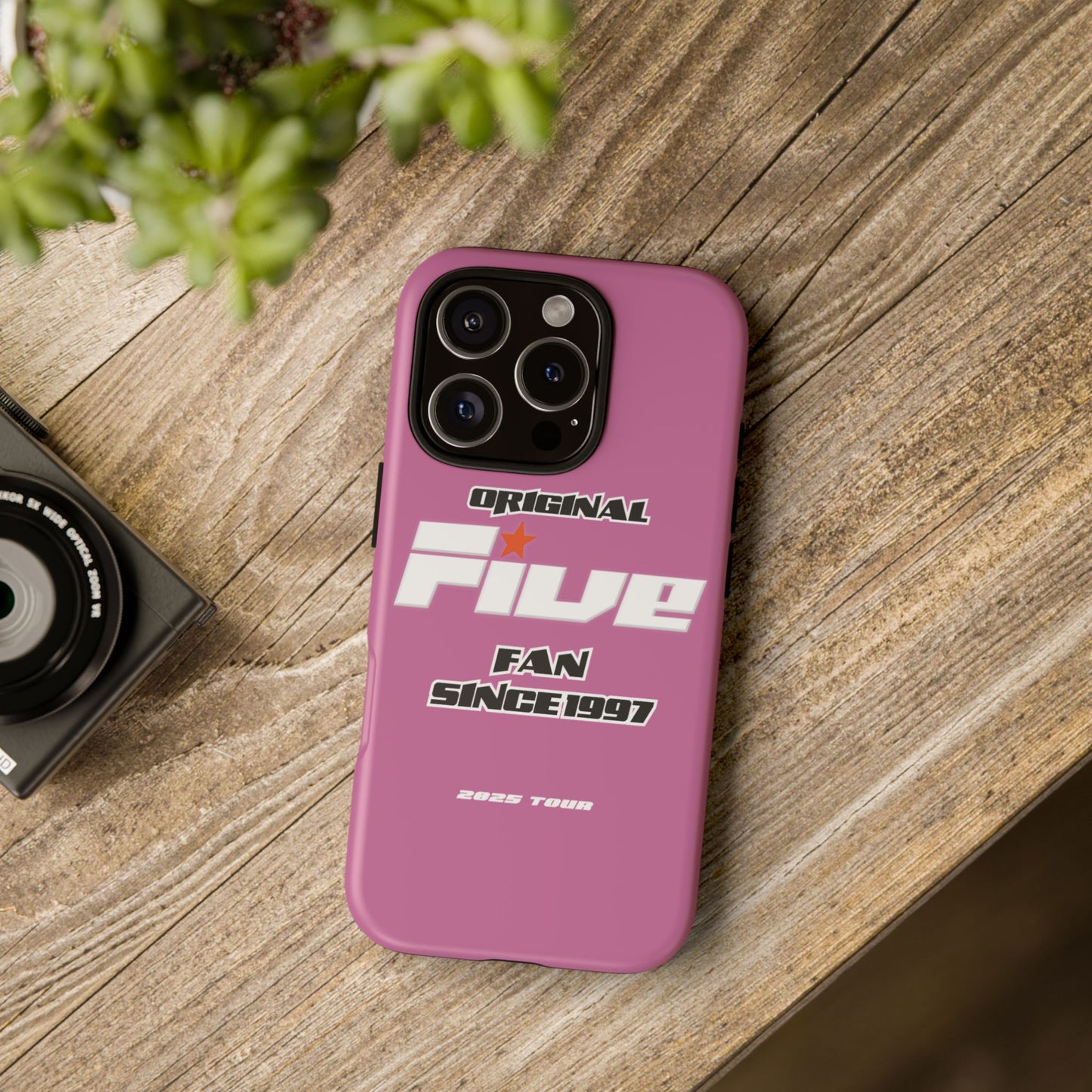 Original Five Fan Tough Case - 2025 Tour Edition unofficial Five boyband 5ive merchandise