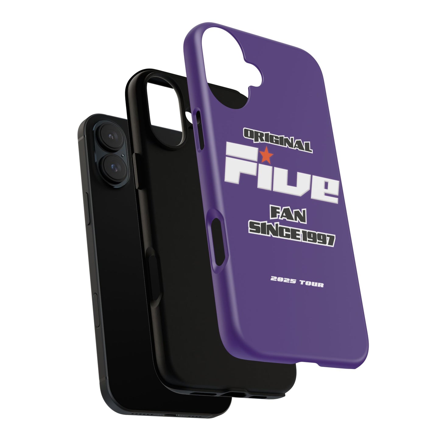 Original Five Fan Tough Case - 2025 Tour Edition unofficial Five boyband 5ive merchandise
