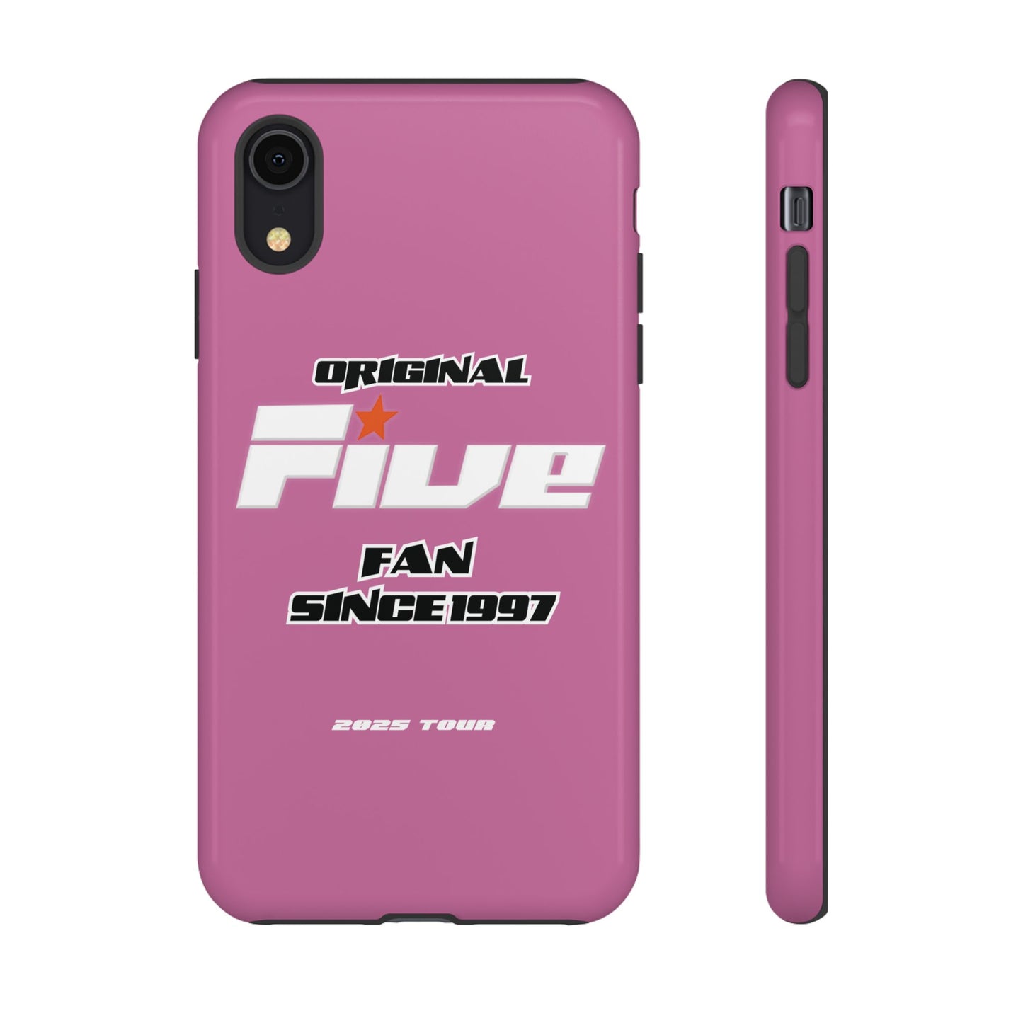 Original Five Fan Tough Case - 2025 Tour Edition unofficial Five boyband 5ive merchandise