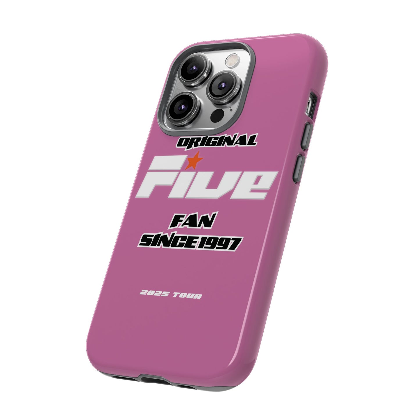 Original Five Fan Tough Case - 2025 Tour Edition unofficial Five boyband 5ive merchandise