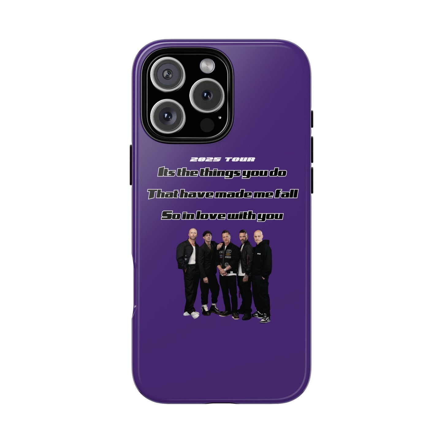 Original Five Fan Tough Case - 2025 Tour Edition unofficial Five boyband 5ive merchandise