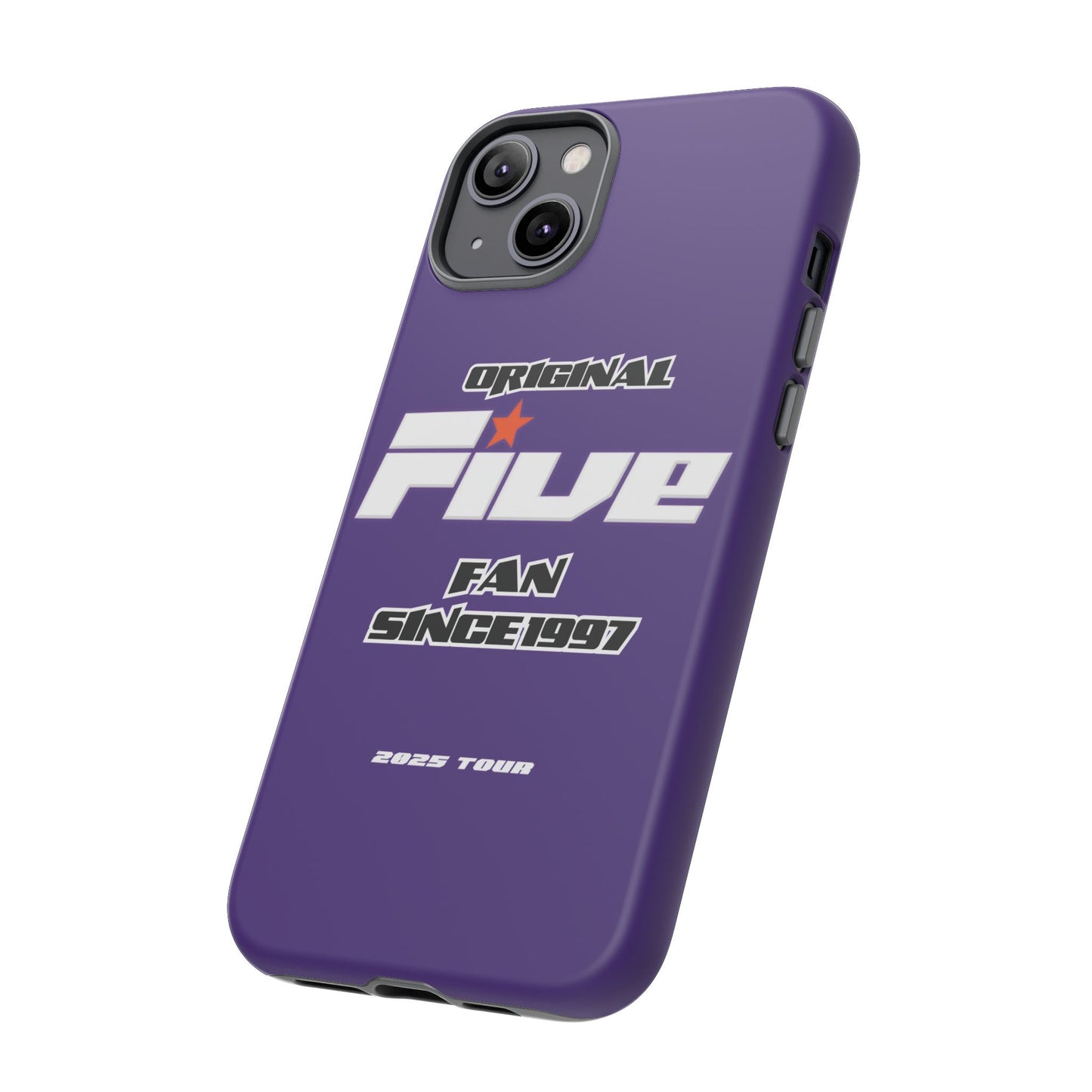 Original Five Fan Tough Case - 2025 Tour Edition unofficial Five boyband 5ive merchandise