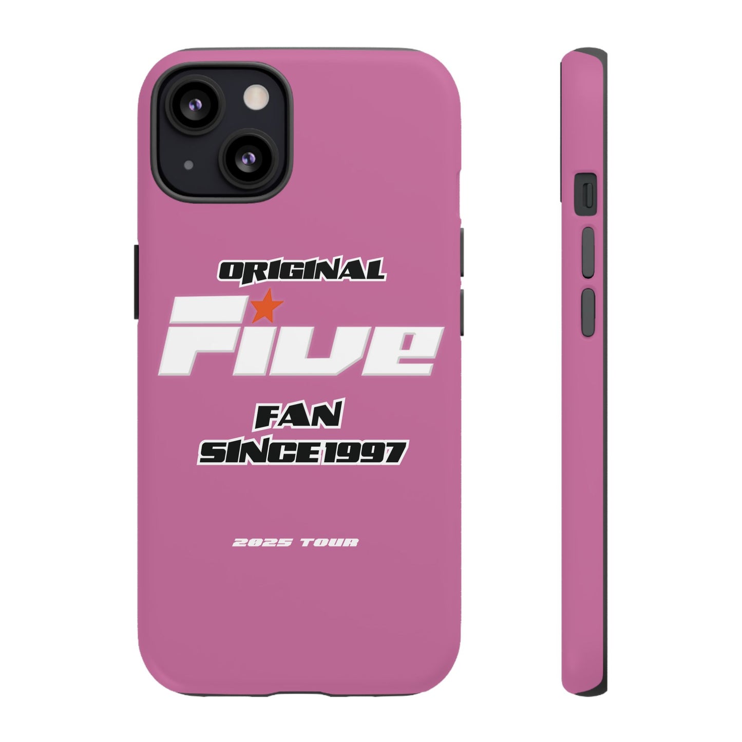 Original Five Fan Tough Case - 2025 Tour Edition unofficial Five boyband 5ive merchandise