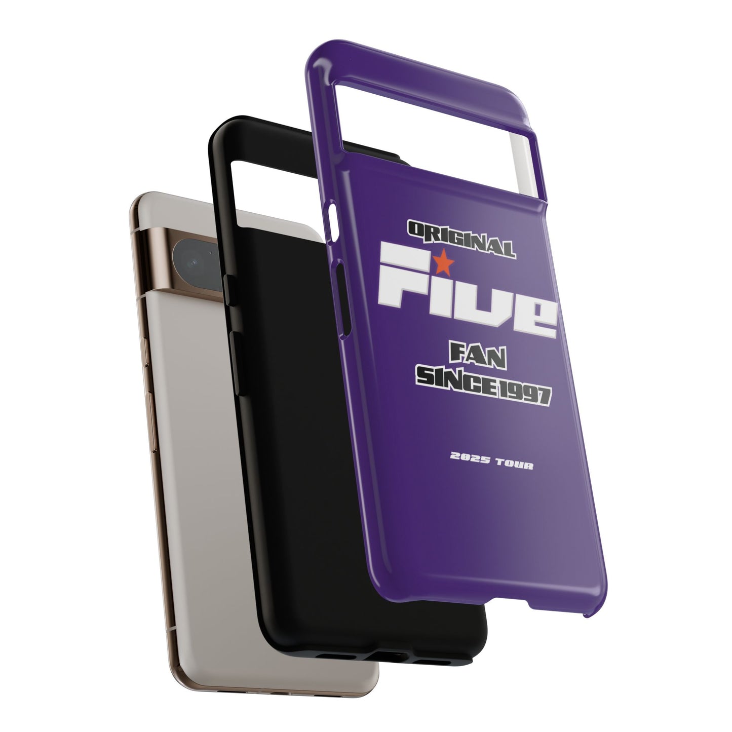 Original Five Fan Tough Case - 2025 Tour Edition unofficial Five boyband 5ive merchandise