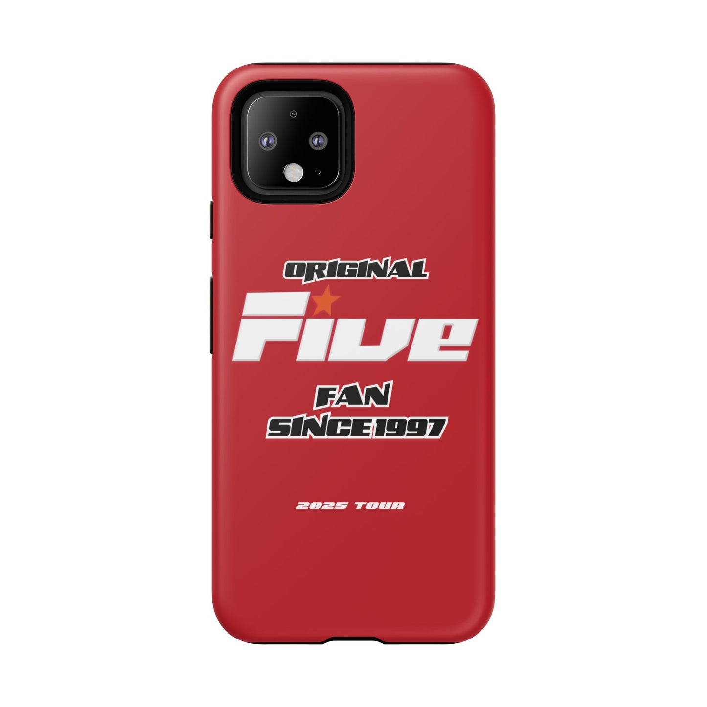 Original Five Fan Tough Case - 2025 Tour Edition unofficial Five boyband 5ive merchandise