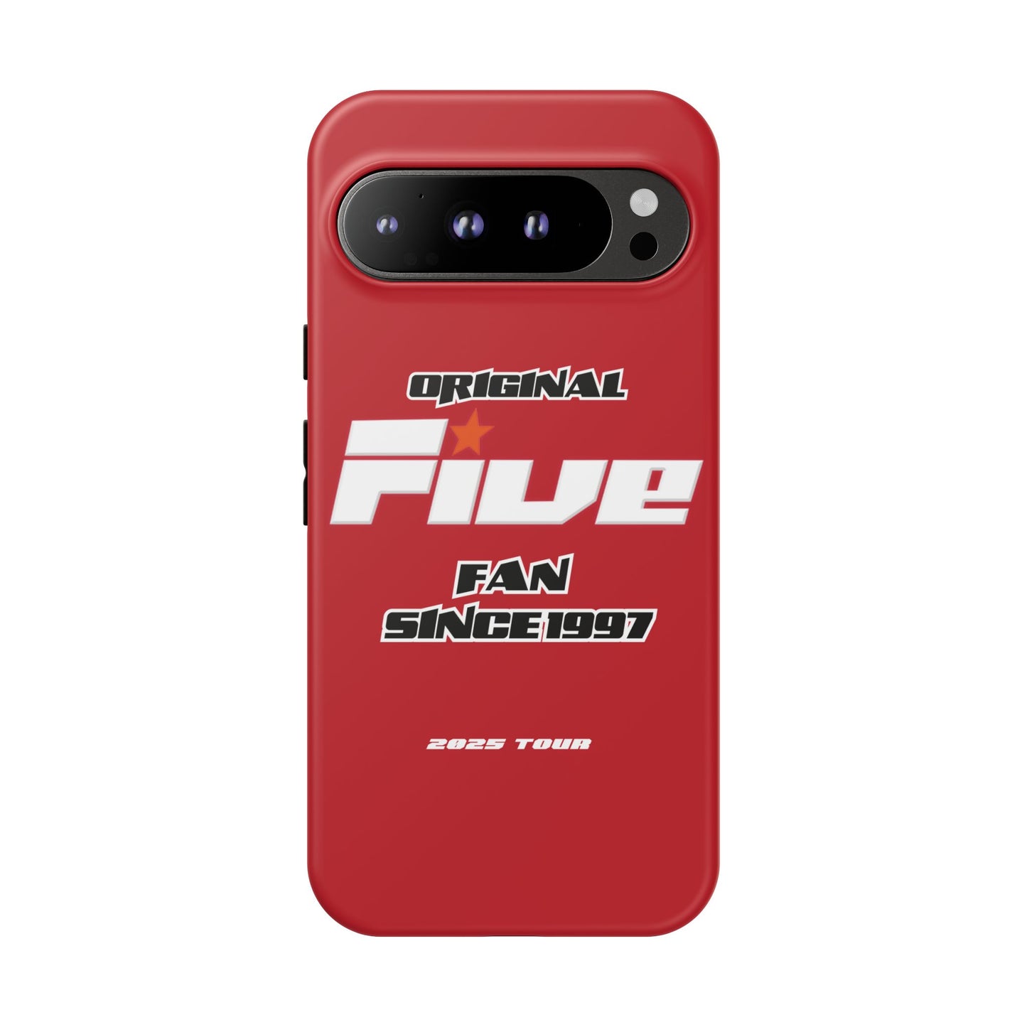Original Five Fan Tough Case - 2025 Tour Edition unofficial Five boyband 5ive merchandise