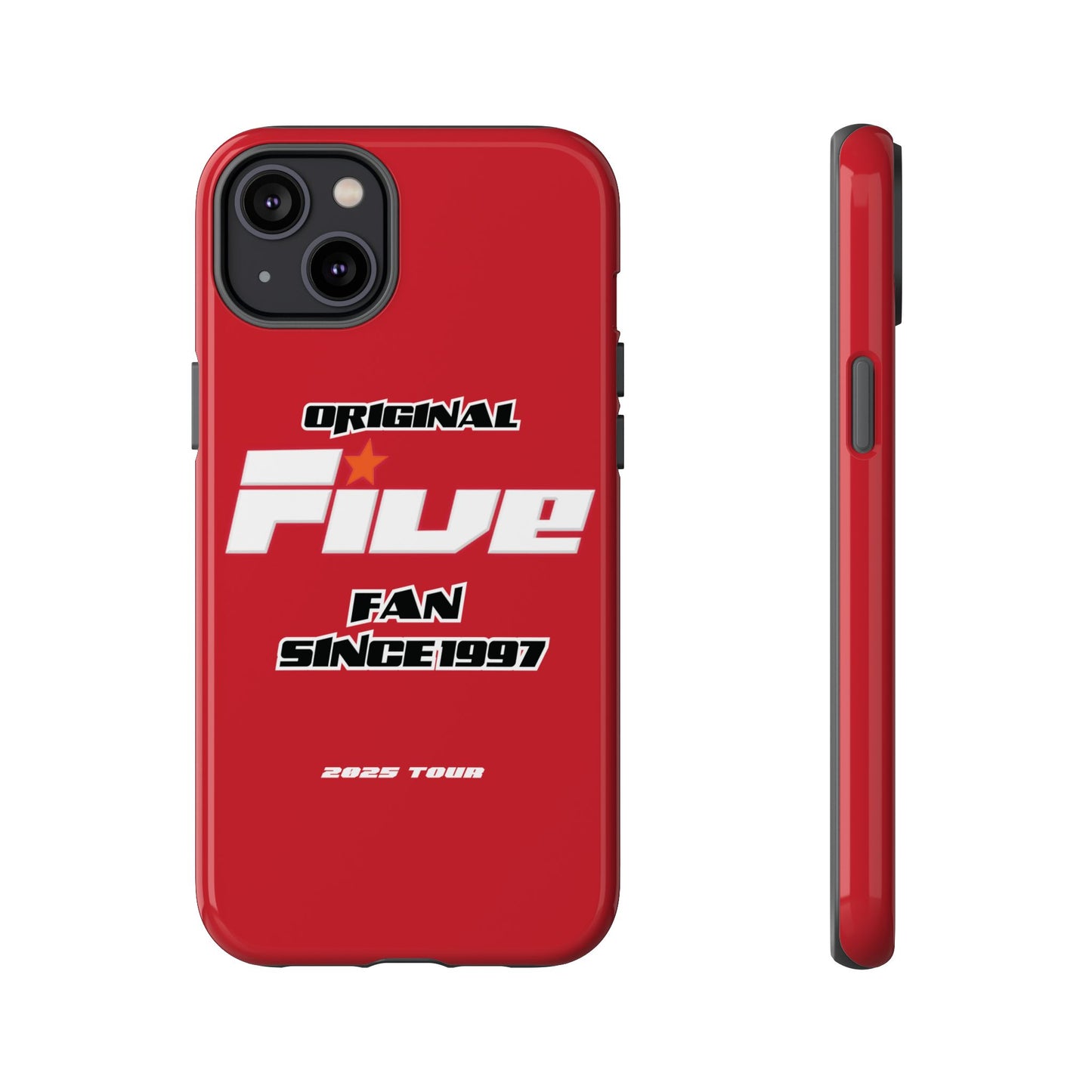 Original Five Fan Tough Case - 2025 Tour Edition unofficial Five boyband 5ive merchandise