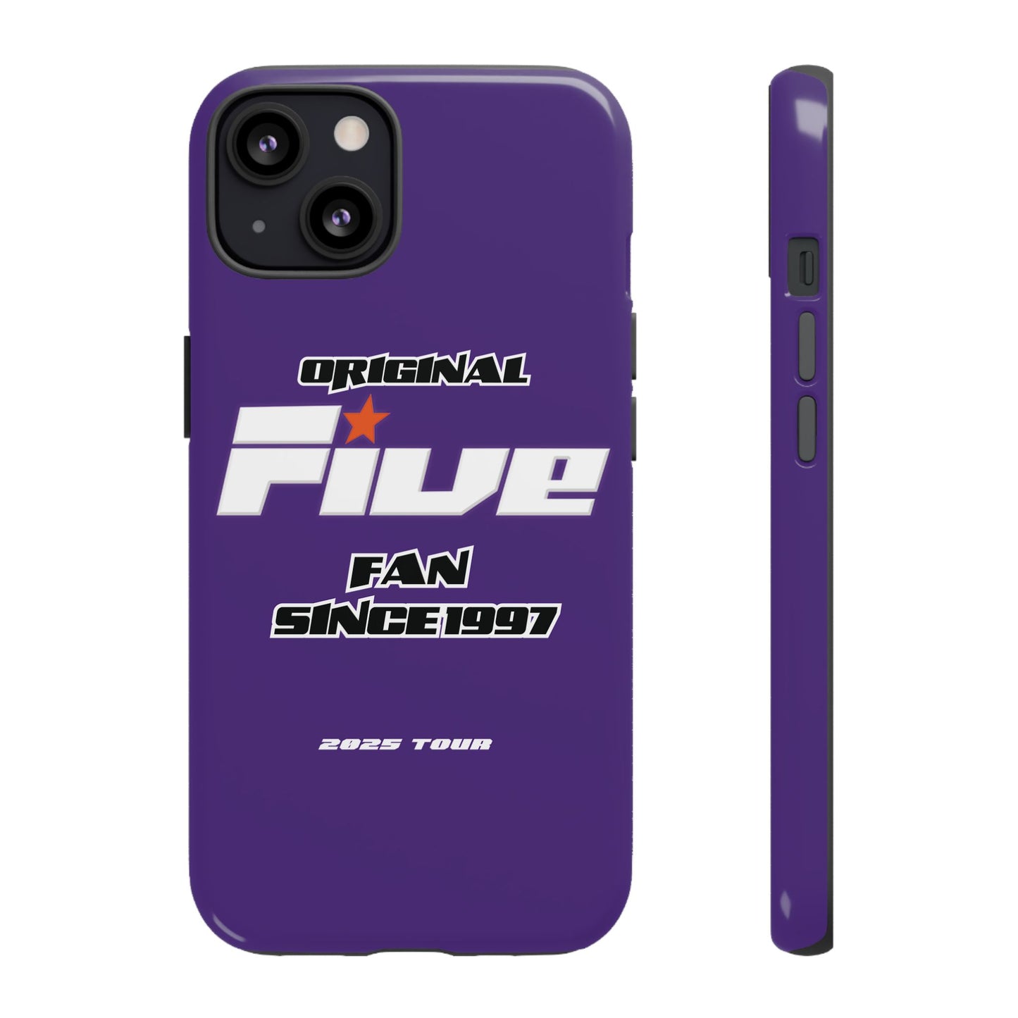 Original Five Fan Tough Case - 2025 Tour Edition unofficial Five boyband 5ive merchandise