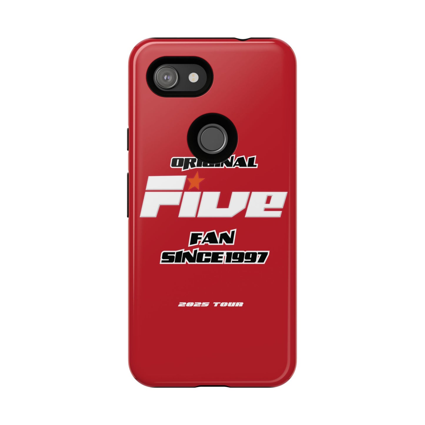 Original Five Fan Tough Case - 2025 Tour Edition unofficial Five boyband 5ive merchandise