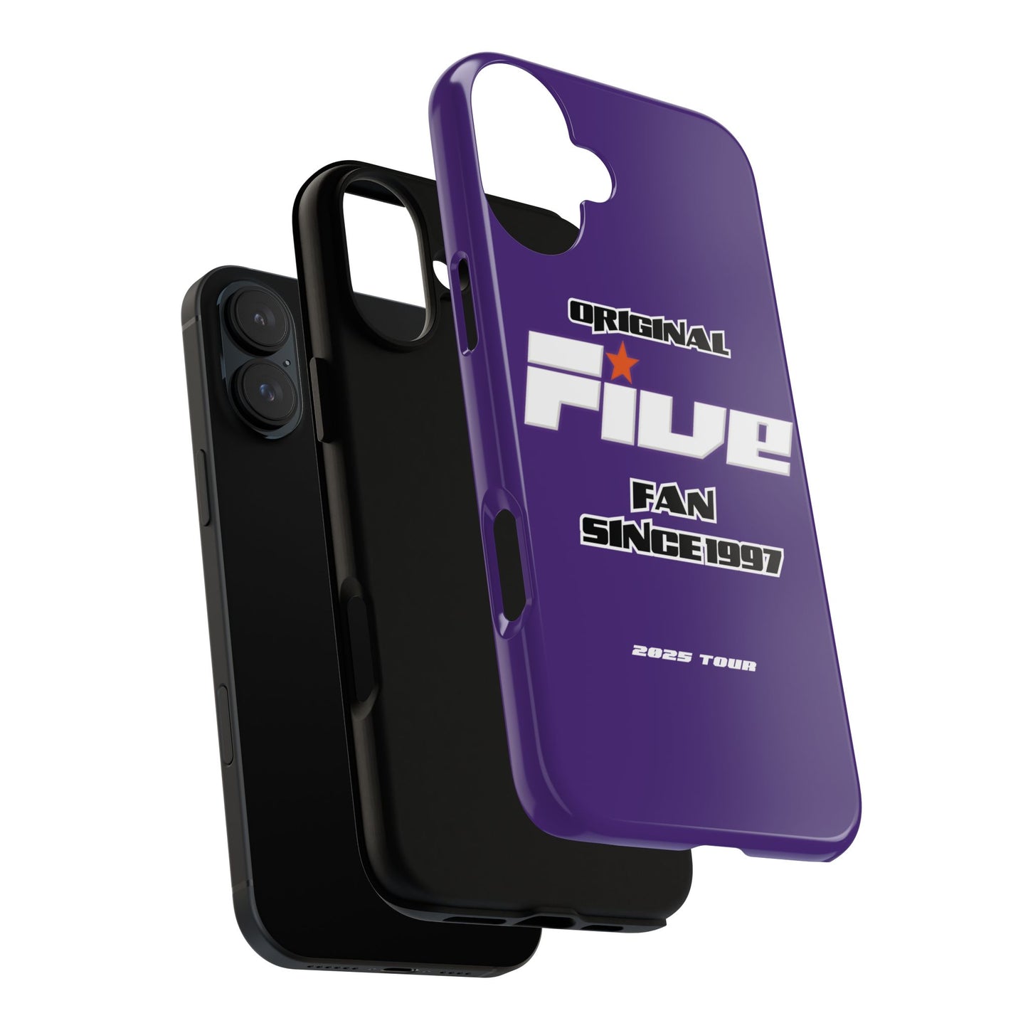 Original Five Fan Tough Case - 2025 Tour Edition unofficial Five boyband 5ive merchandise