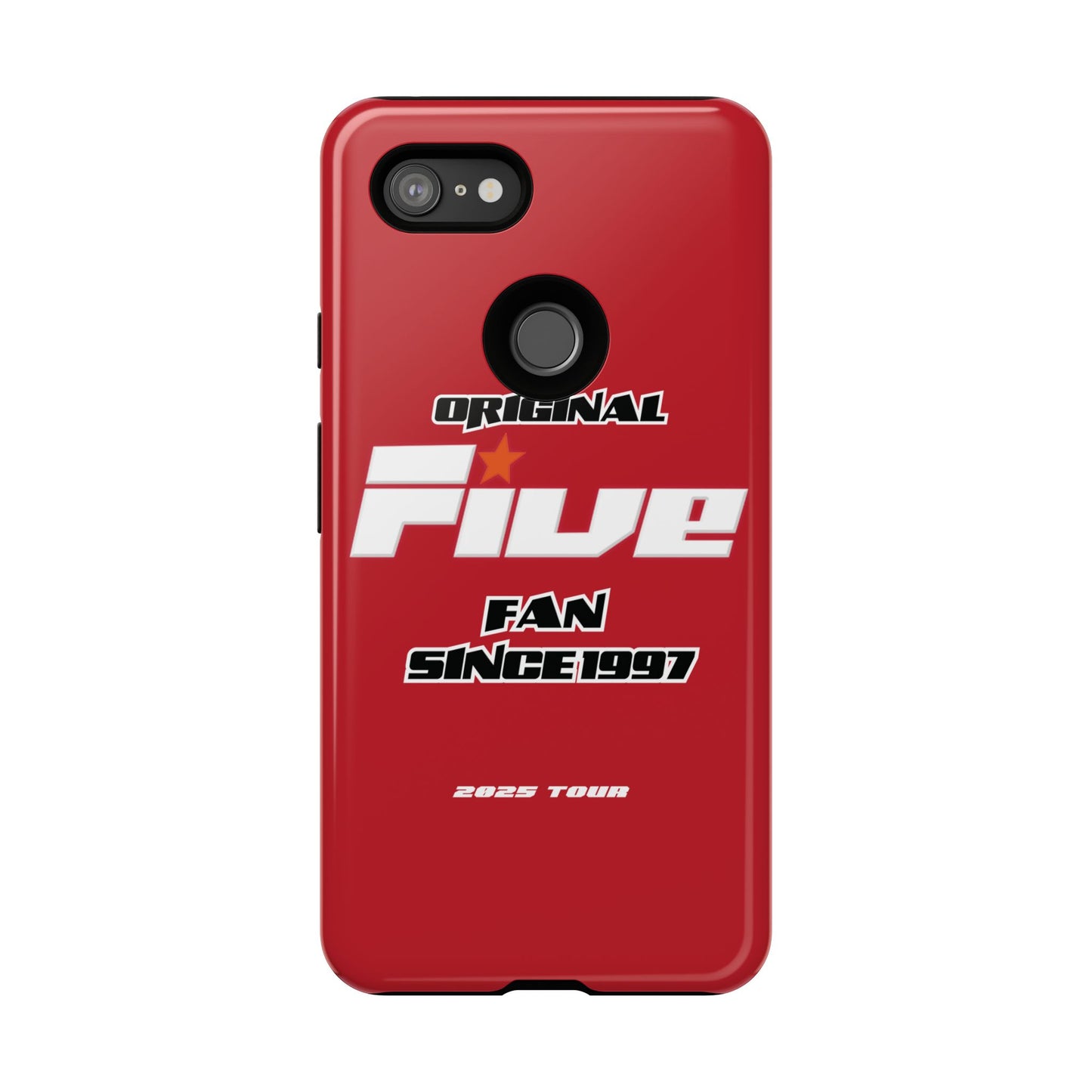 Original Five Fan Tough Case - 2025 Tour Edition unofficial Five boyband 5ive merchandise
