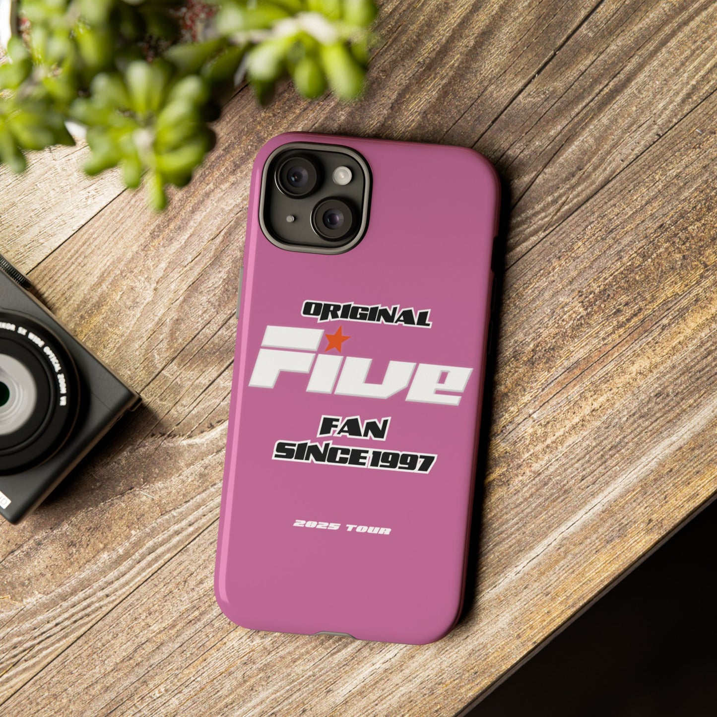 Original Five Fan Tough Case - 2025 Tour Edition unofficial Five boyband 5ive merchandise