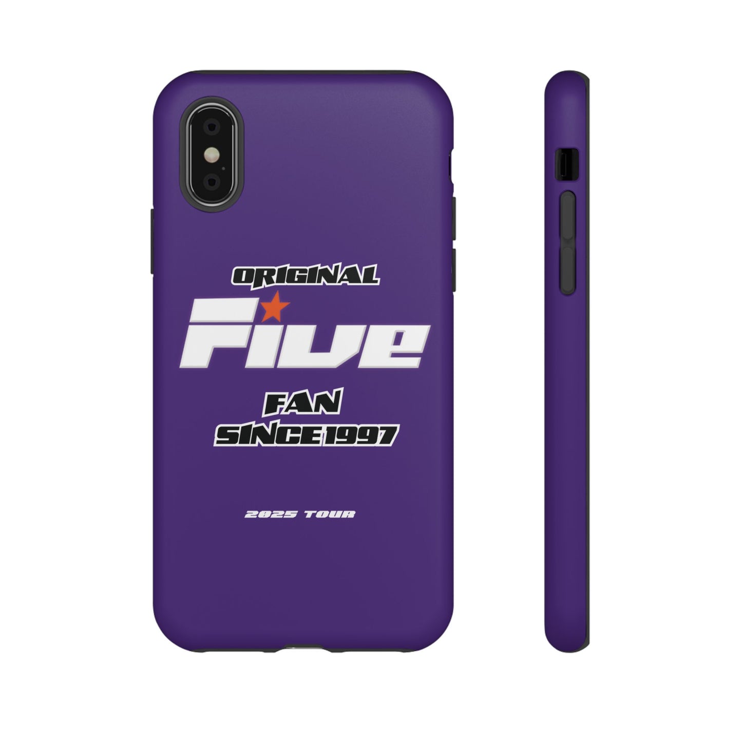 Original Five Fan Tough Case - 2025 Tour Edition unofficial Five boyband 5ive merchandise