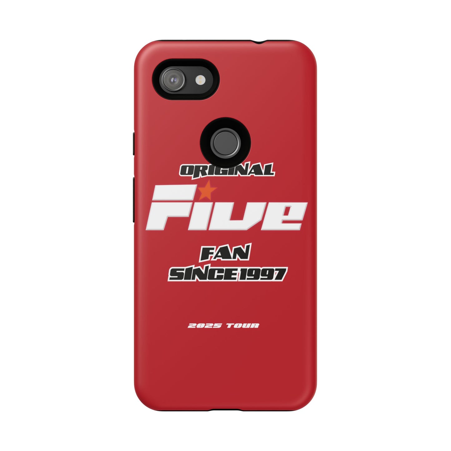 Original Five Fan Tough Case - 2025 Tour Edition unofficial Five boyband 5ive merchandise