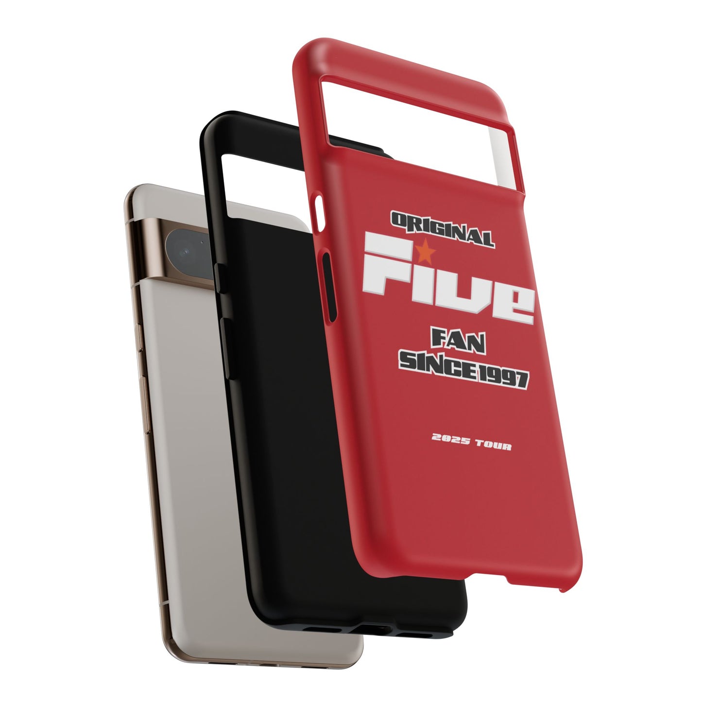 Original Five Fan Tough Case - 2025 Tour Edition unofficial Five boyband 5ive merchandise