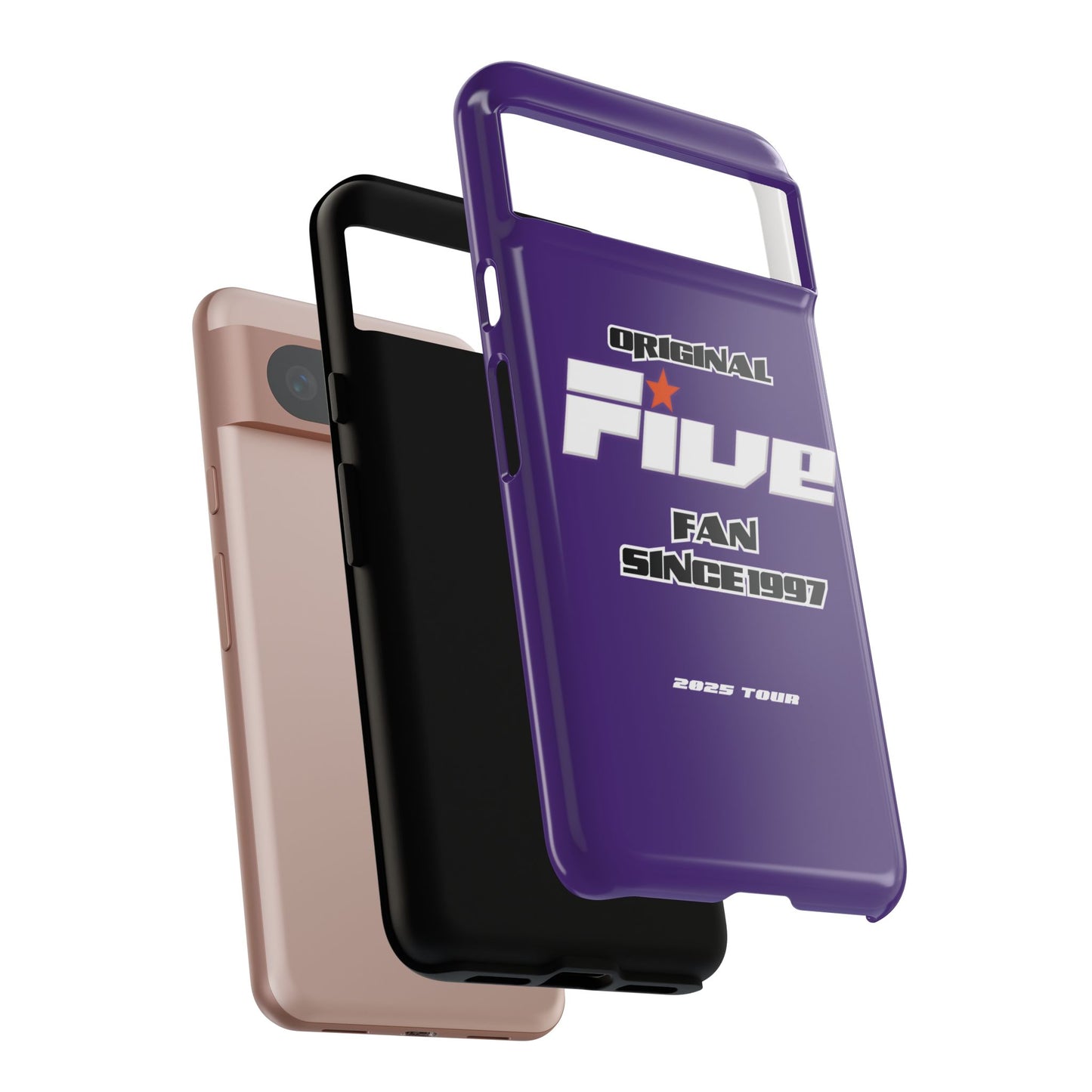 Original Five Fan Tough Case - 2025 Tour Edition unofficial Five boyband 5ive merchandise