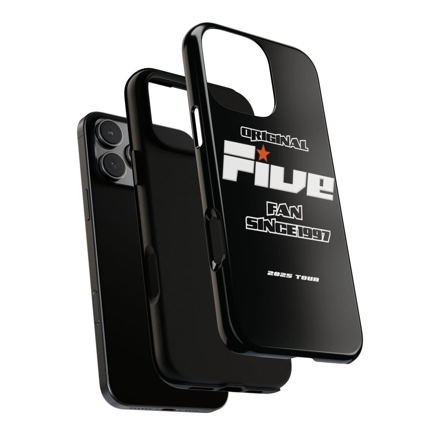 Original Five Fan Tough Case - 2025 Tour Edition unofficial Five boyband 5ive merchandise