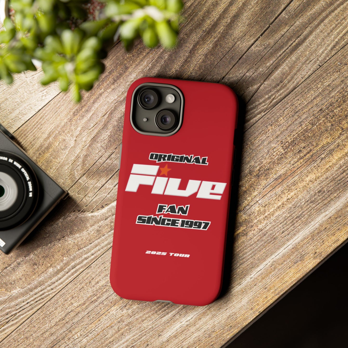 Original Five Fan Tough Case - 2025 Tour Edition unofficial Five boyband 5ive merchandise