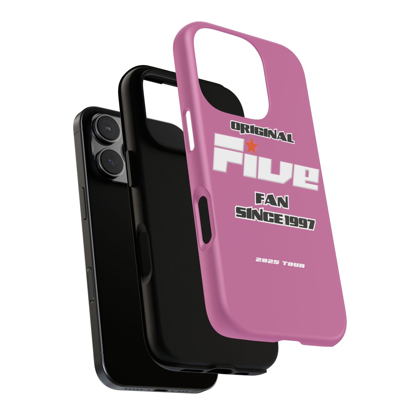 Original Five Fan Tough Case - 2025 Tour Edition unofficial Five boyband 5ive merchandise