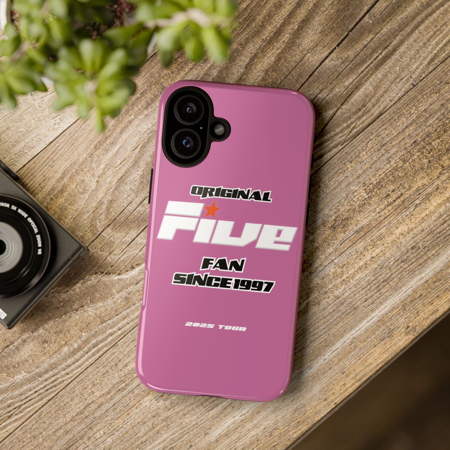 Original Five Fan Tough Case - 2025 Tour Edition unofficial Five boyband 5ive merchandise