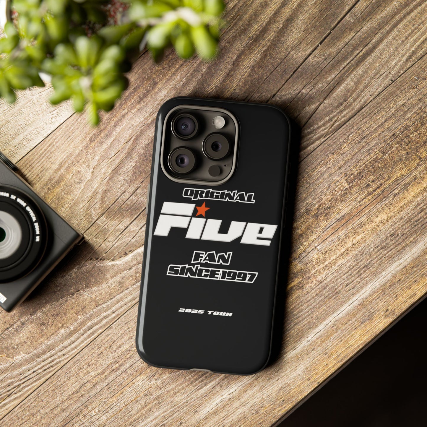Original Five Fan Tough Case - 2025 Tour Edition unofficial Five boyband 5ive merchandise