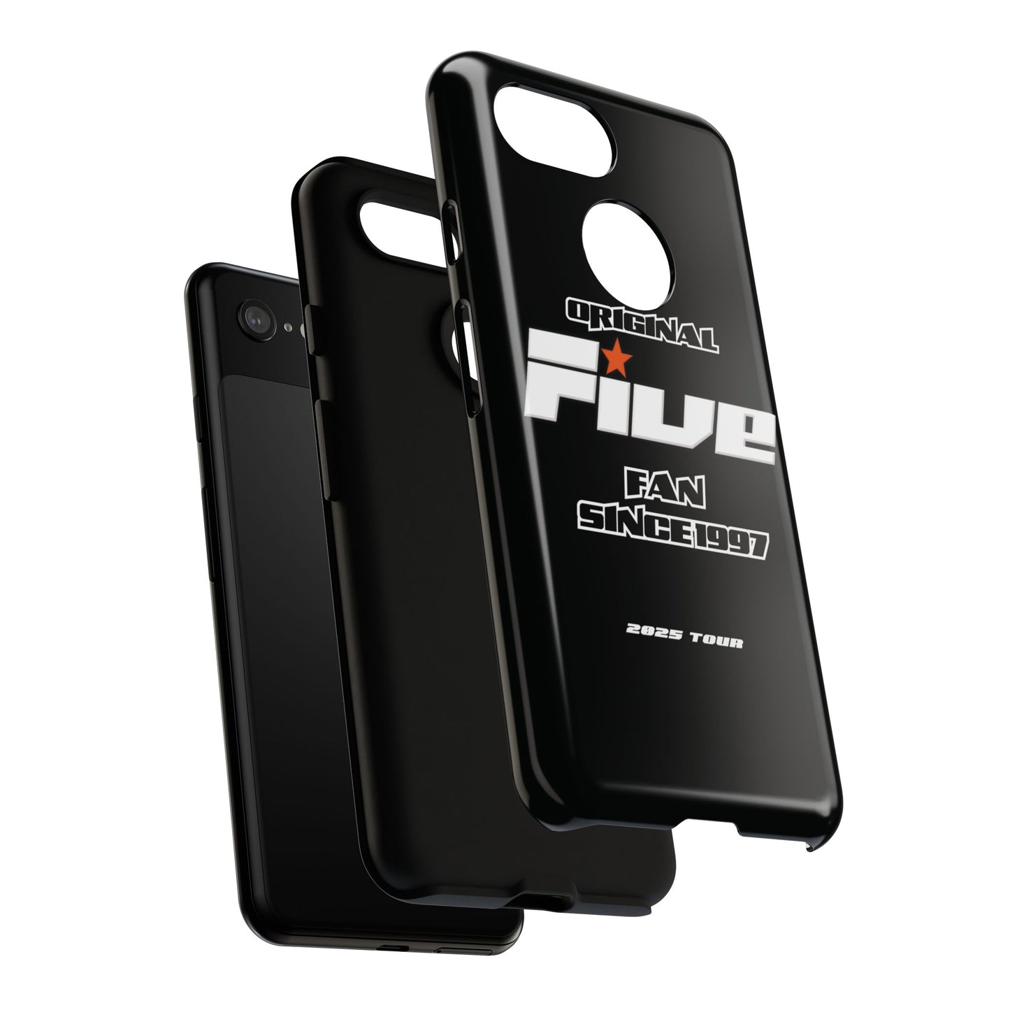 Original Five Fan Tough Case - 2025 Tour Edition unofficial Five boyband 5ive merchandise