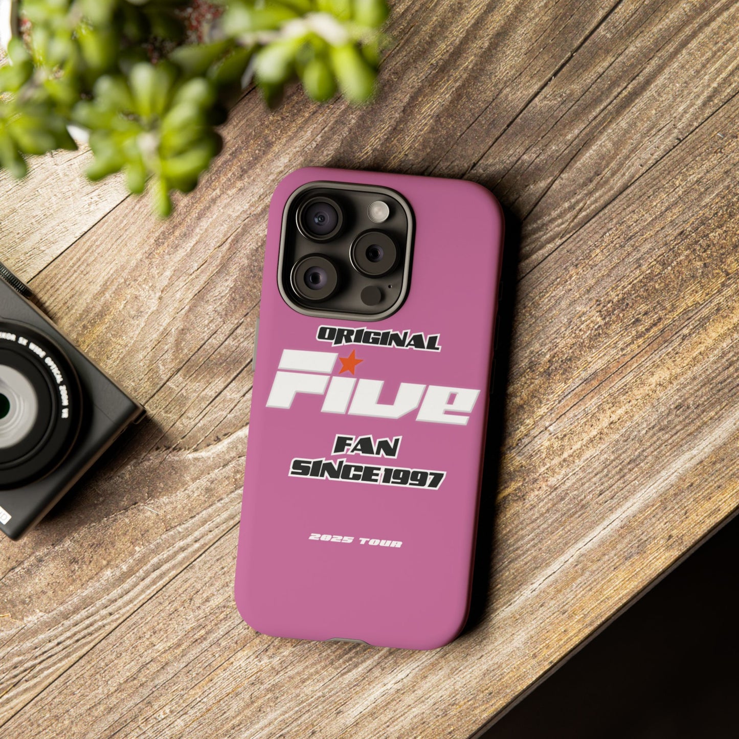 Original Five Fan Tough Case - 2025 Tour Edition unofficial Five boyband 5ive merchandise