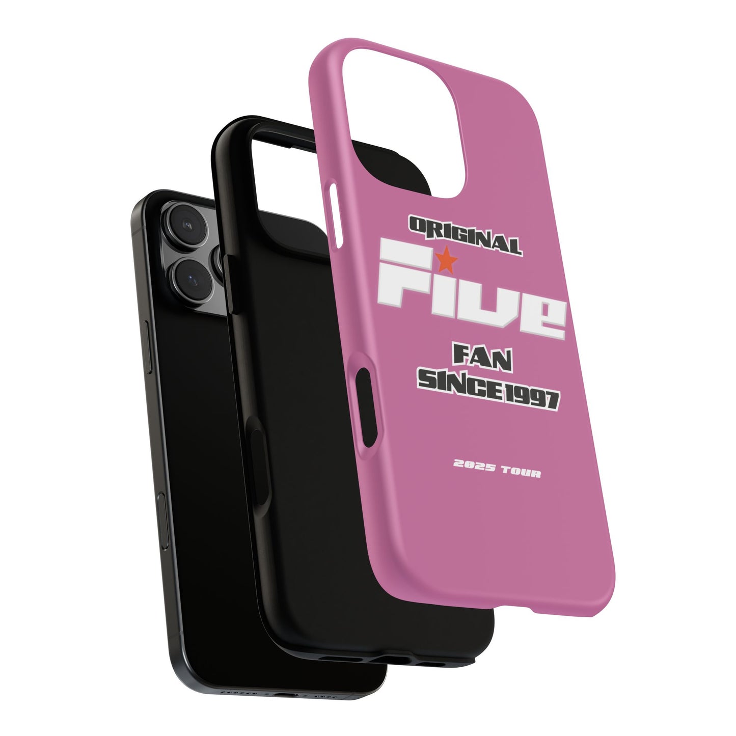 Original Five Fan Tough Case - 2025 Tour Edition unofficial Five boyband 5ive merchandise