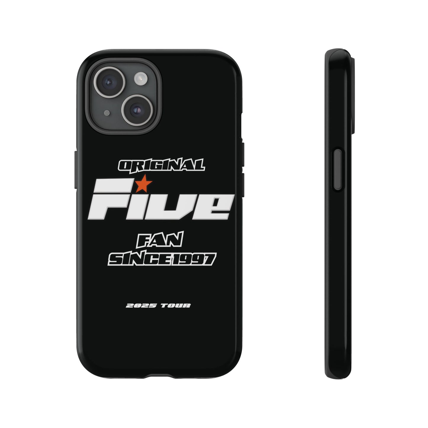 Original Five Fan Tough Case - 2025 Tour Edition unofficial Five boyband 5ive merchandise
