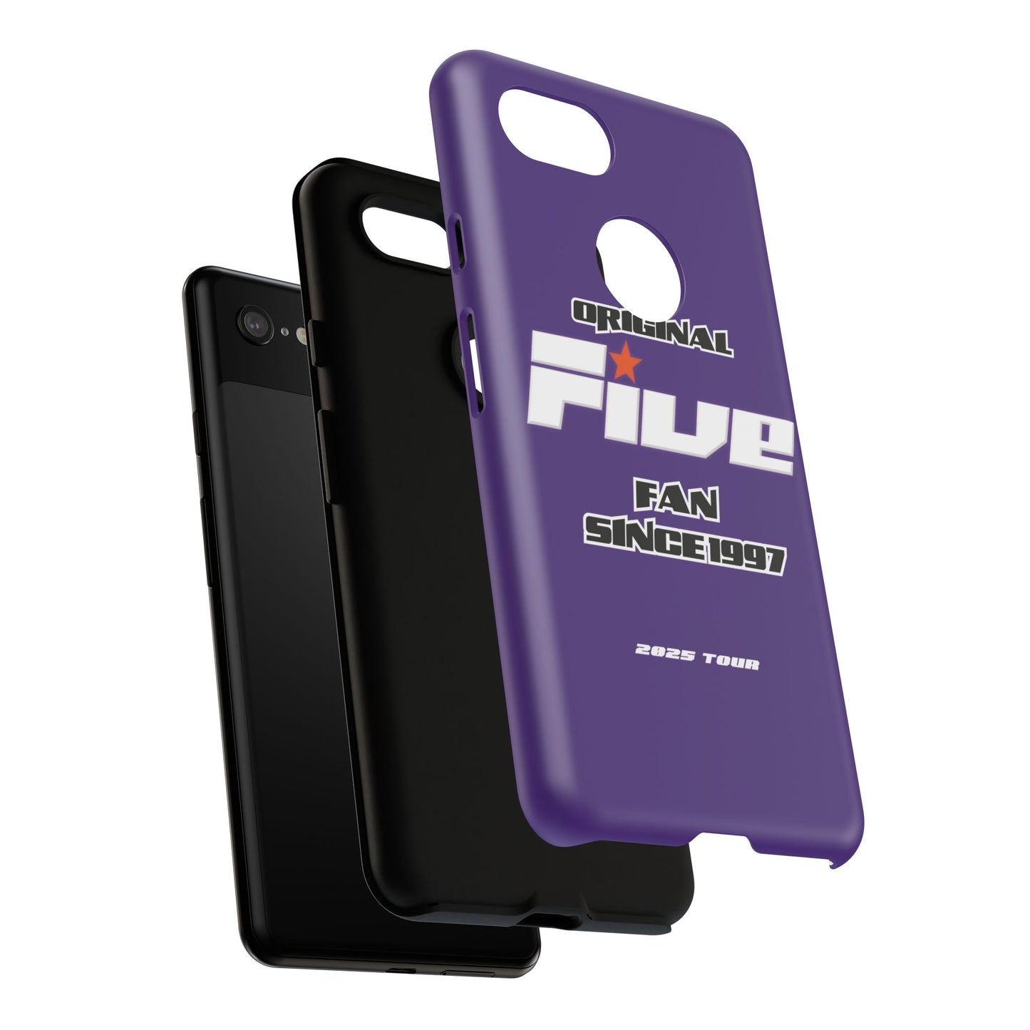 Original Five Fan Tough Case - 2025 Tour Edition unofficial Five boyband 5ive merchandise