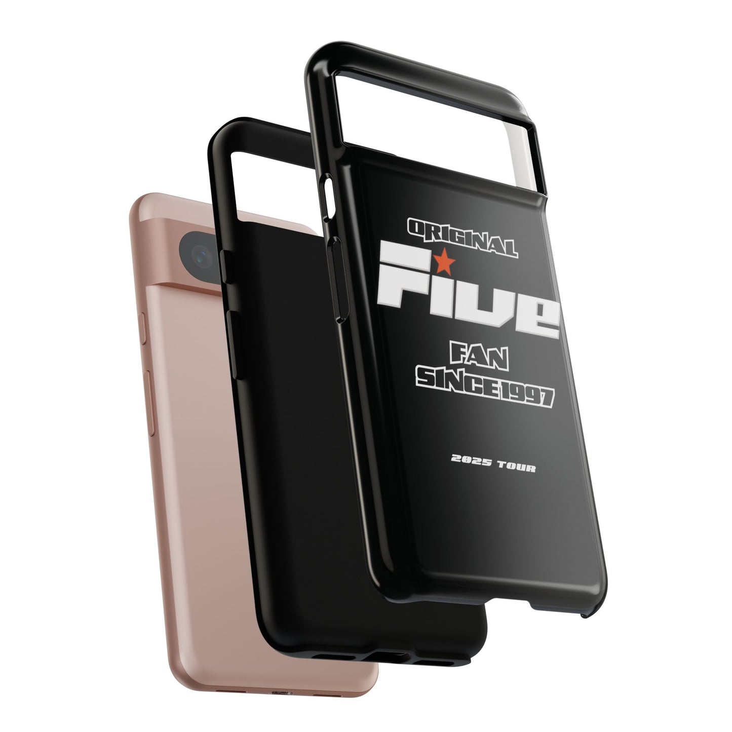 Original Five Fan Tough Case - 2025 Tour Edition unofficial Five boyband 5ive merchandise