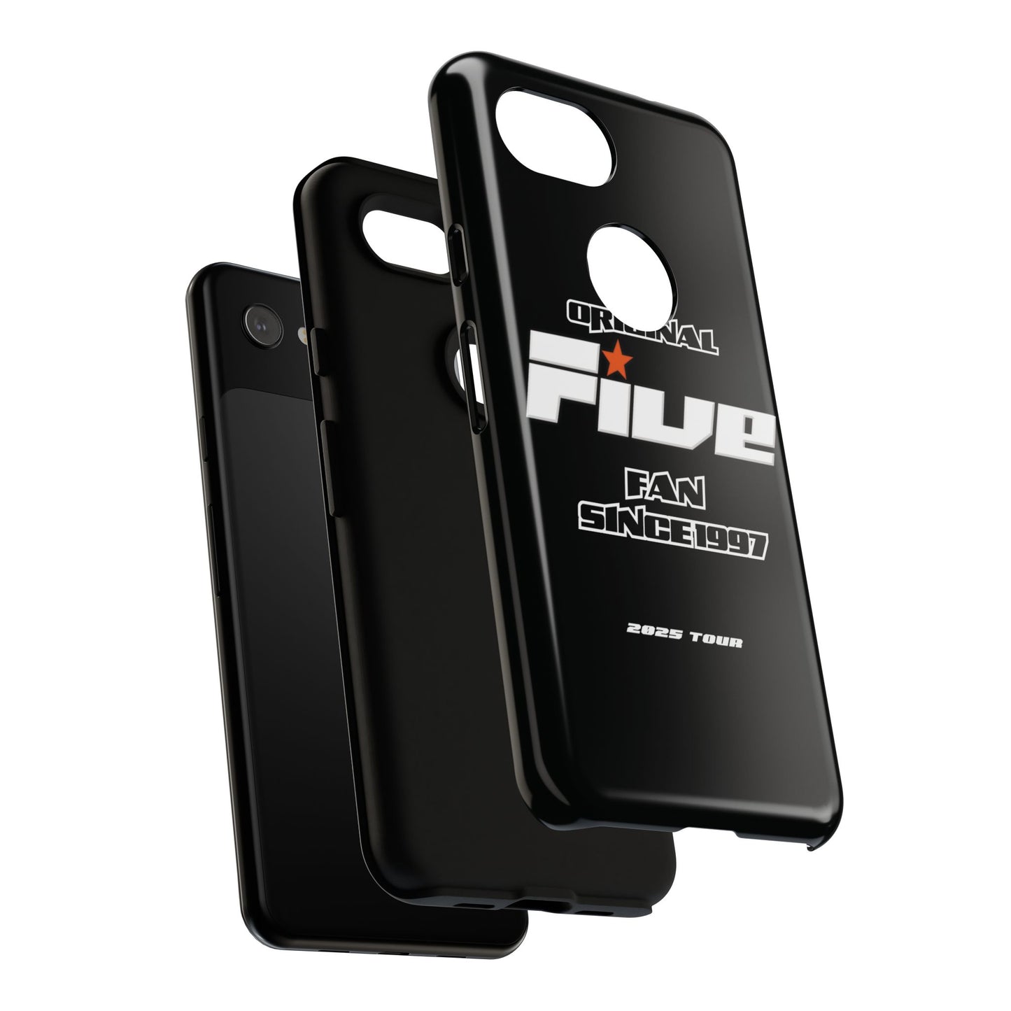 Original Five Fan Tough Case - 2025 Tour Edition unofficial Five boyband 5ive merchandise