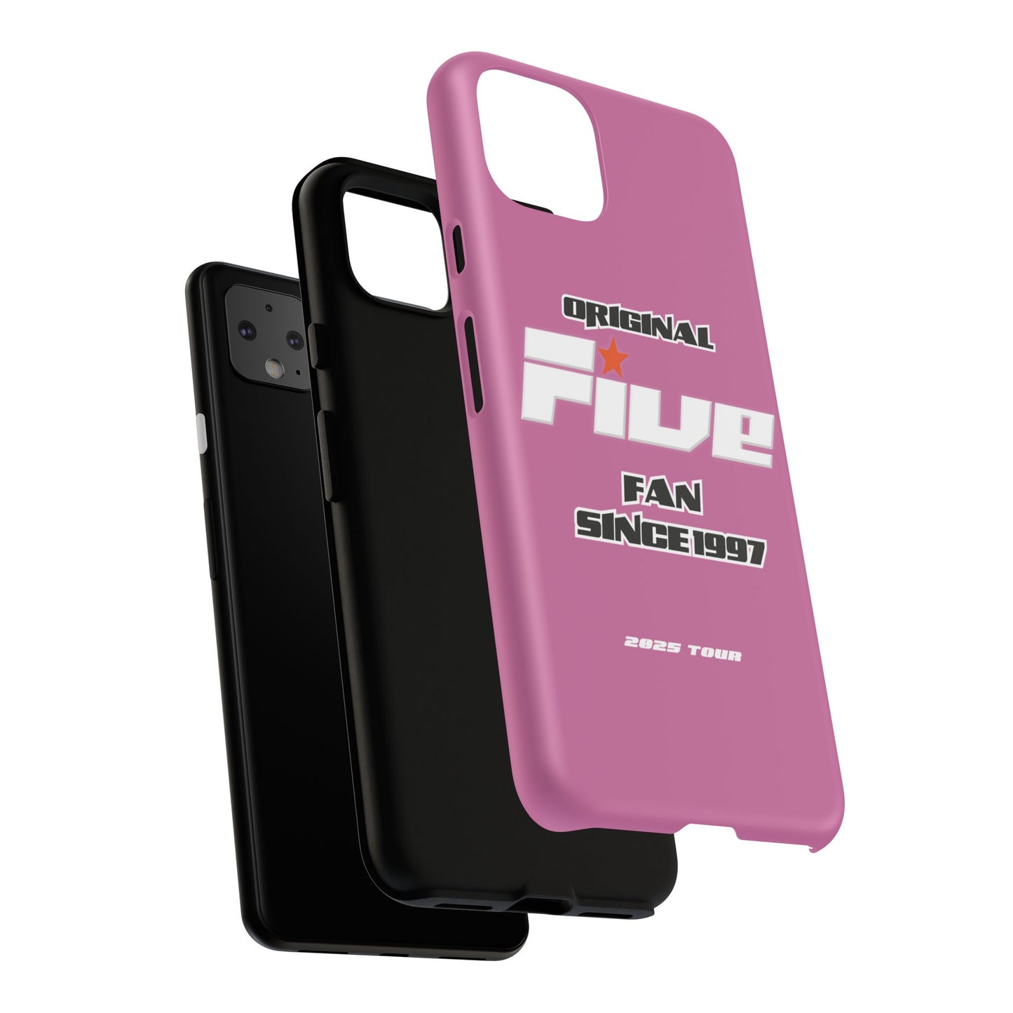 Original Five Fan Tough Case - 2025 Tour Edition unofficial Five boyband 5ive merchandise
