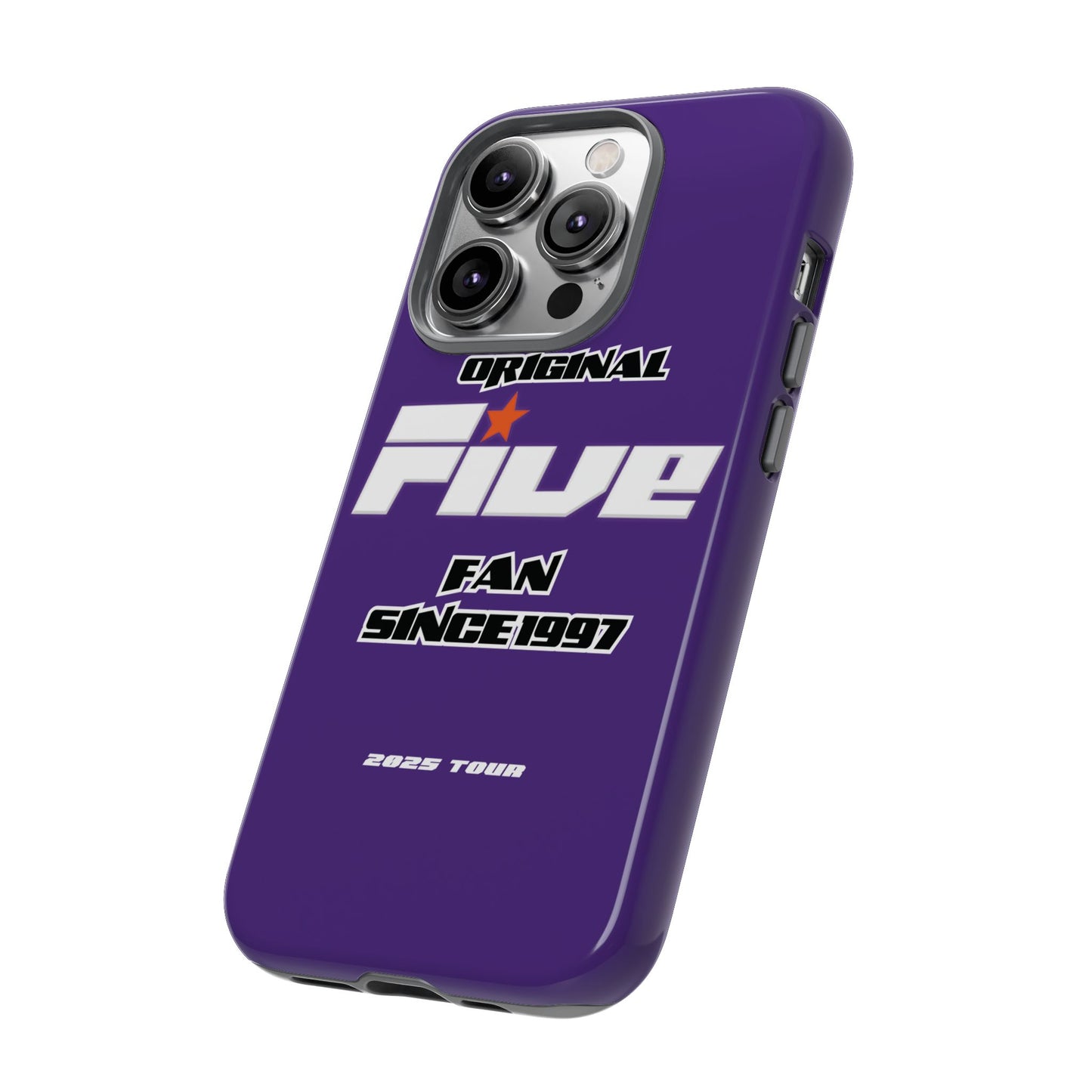 Original Five Fan Tough Case - 2025 Tour Edition unofficial Five boyband 5ive merchandise