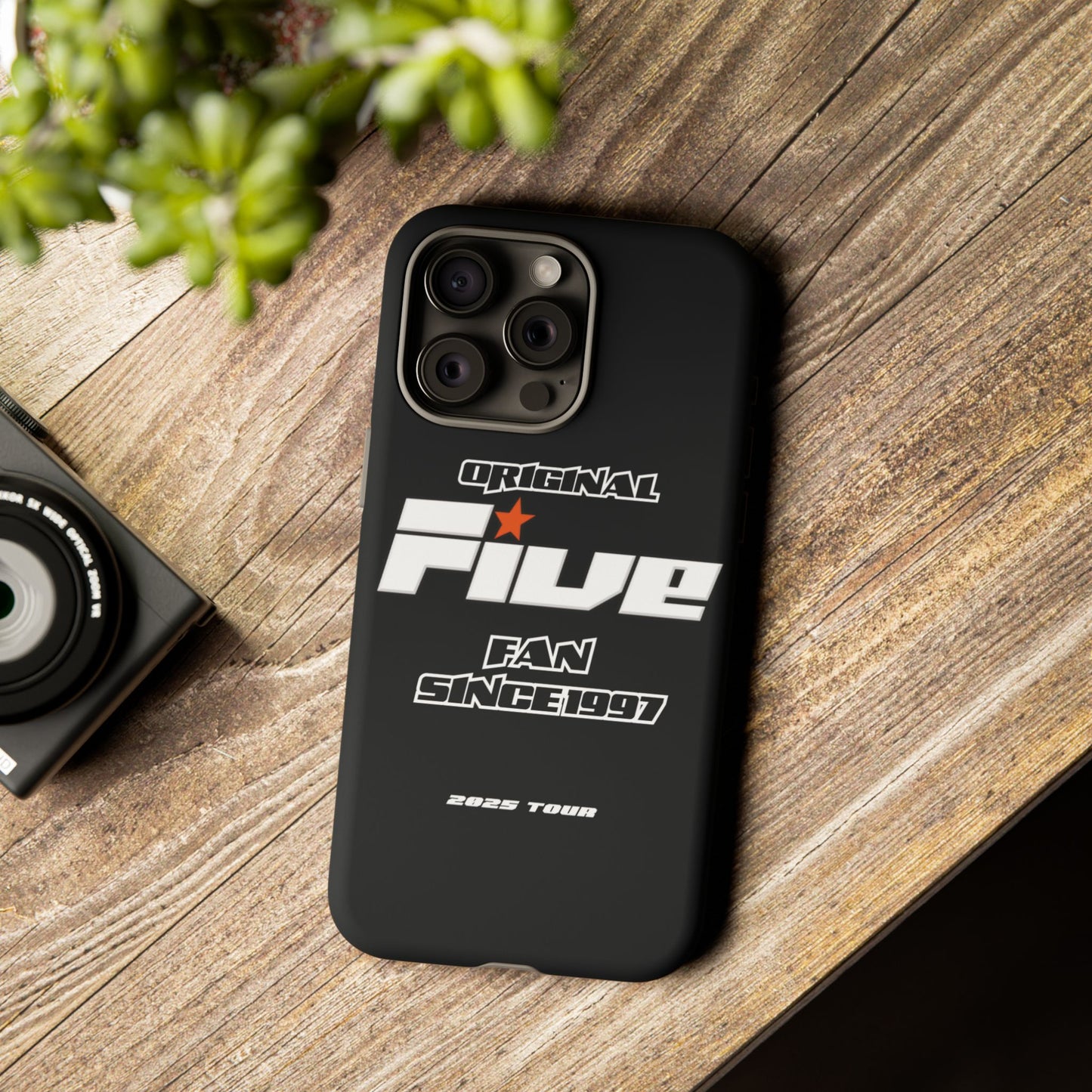 Original Five Fan Tough Case - 2025 Tour Edition unofficial Five boyband 5ive merchandise