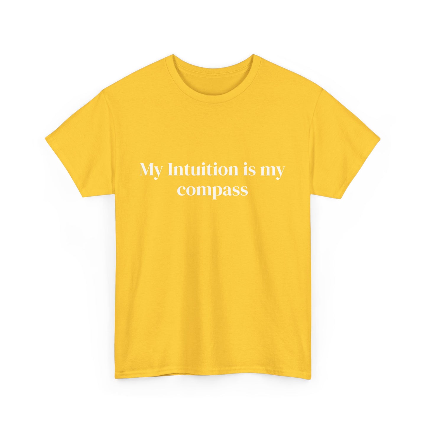 My intuition is my compass, Affirmations Tee, Motivational Quote Tee, Everyday Casual Shirt, Spiritual, mindful living empowerment t-shirt