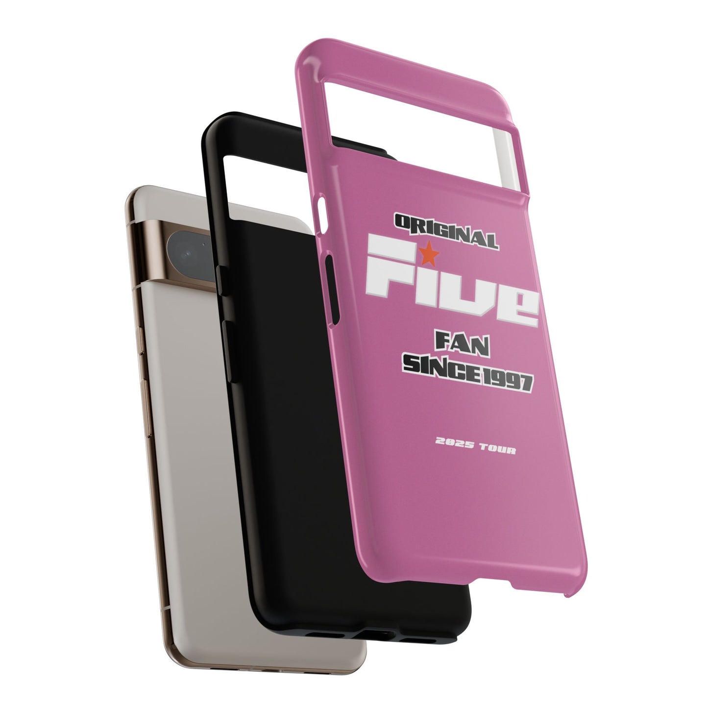 Original Five Fan Tough Case - 2025 Tour Edition unofficial Five boyband 5ive merchandise