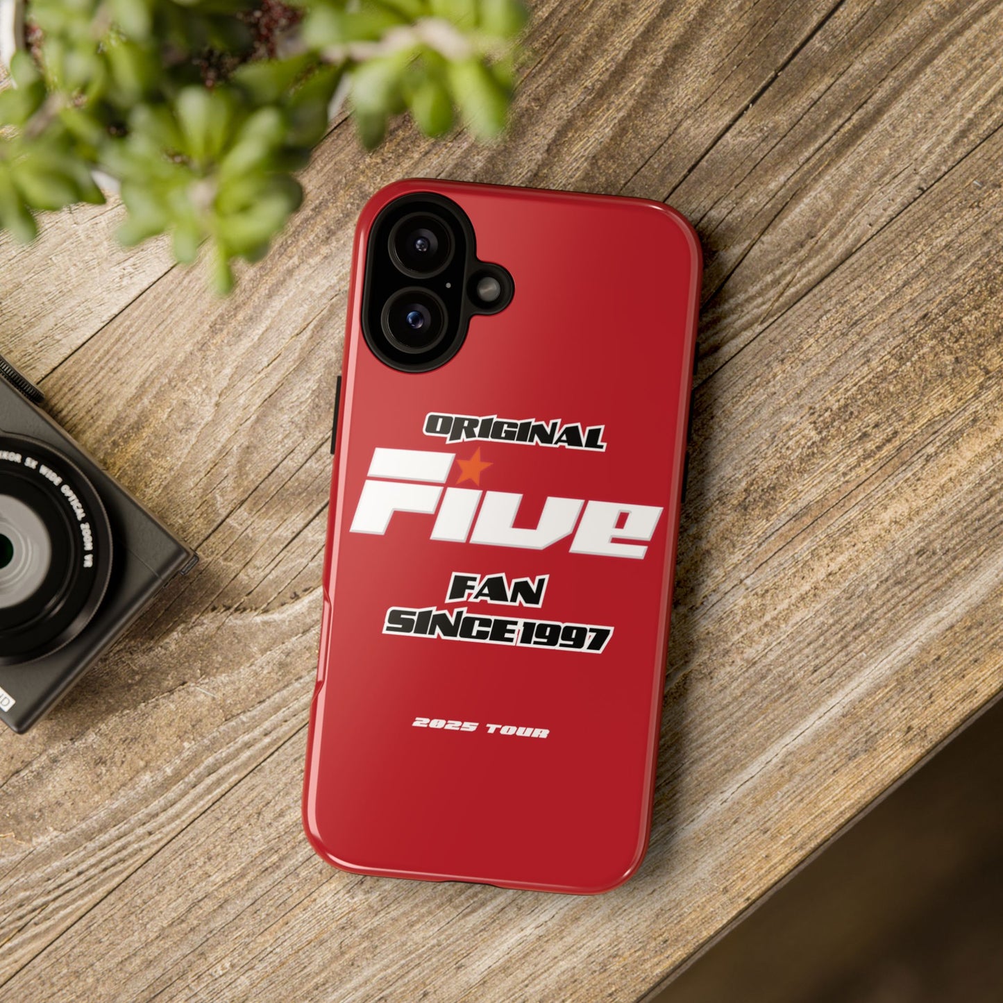 Original Five Fan Tough Case - 2025 Tour Edition unofficial Five boyband 5ive merchandise