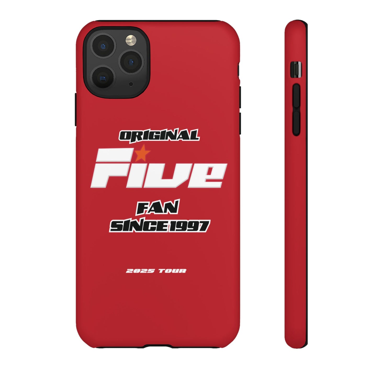 Original Five Fan Tough Case - 2025 Tour Edition unofficial Five boyband 5ive merchandise