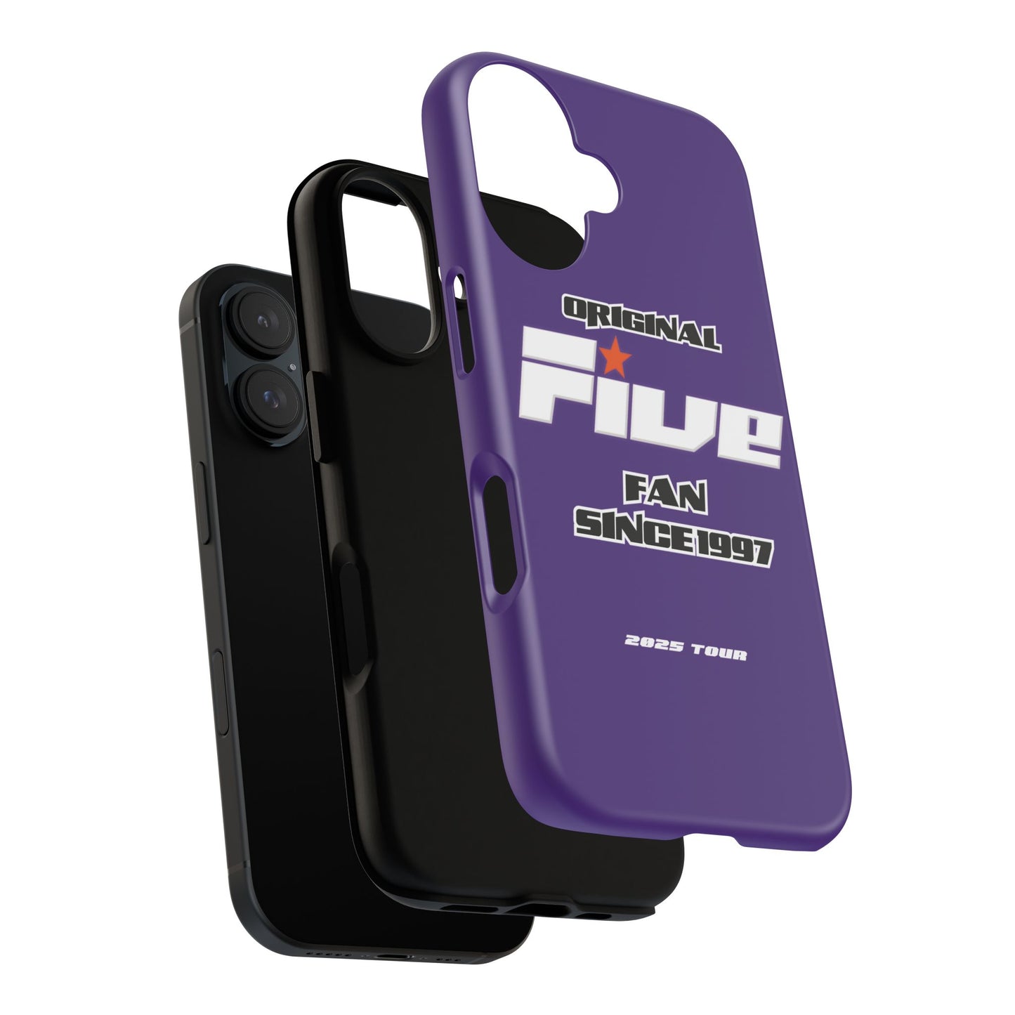 Original Five Fan Tough Case - 2025 Tour Edition unofficial Five boyband 5ive merchandise