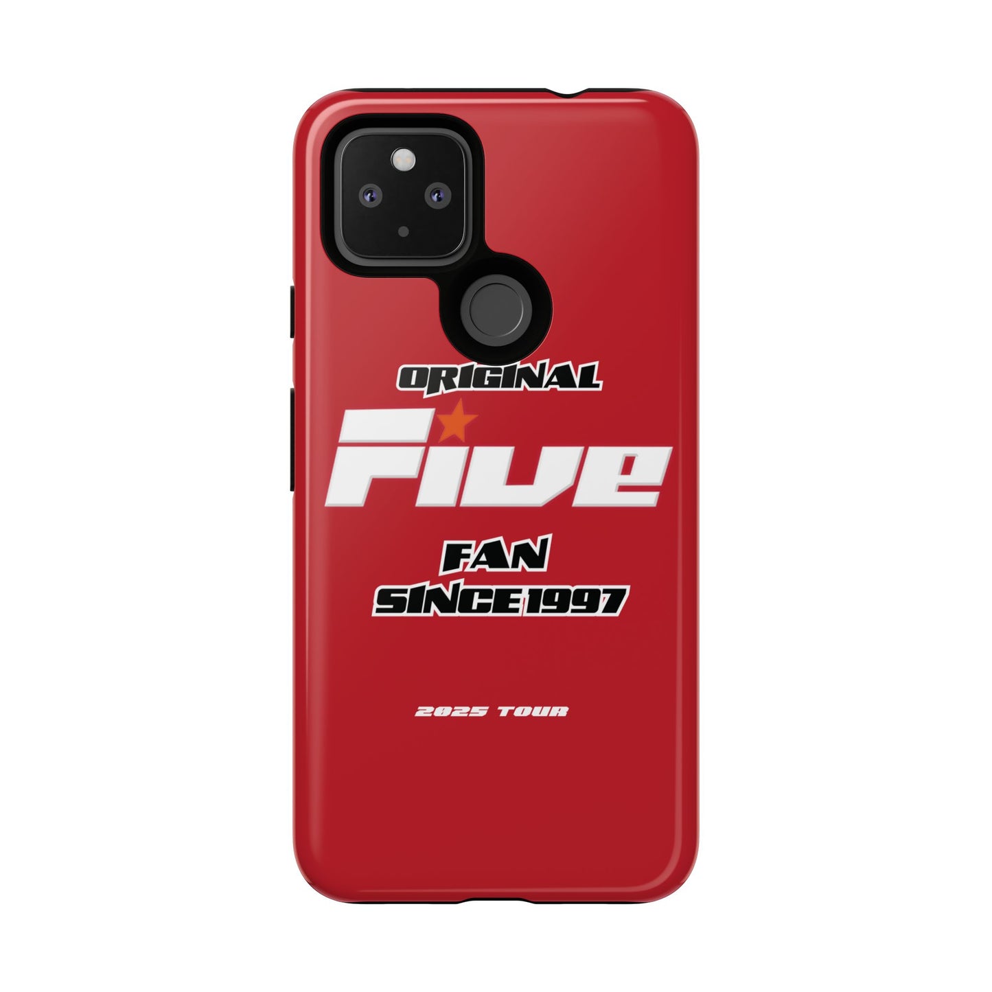 Original Five Fan Tough Case - 2025 Tour Edition unofficial Five boyband 5ive merchandise