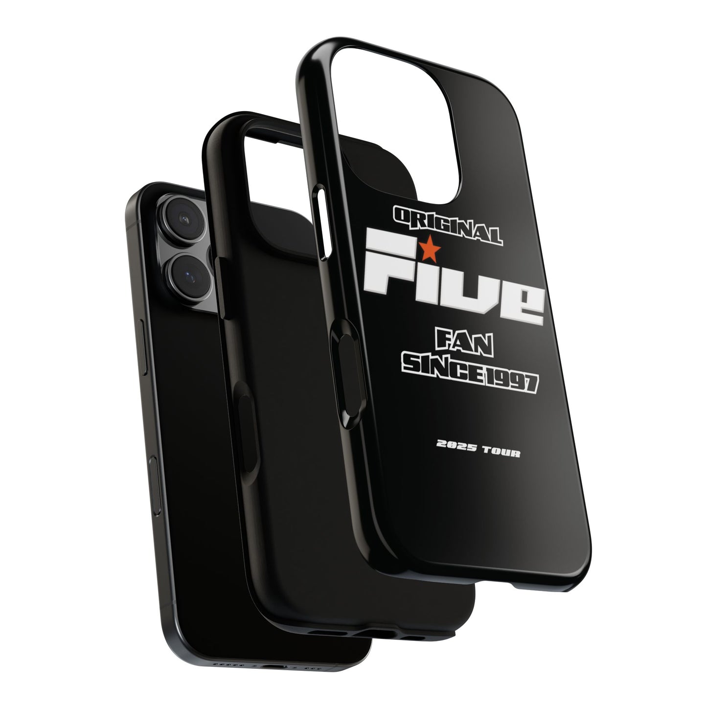 Original Five Fan Tough Case - 2025 Tour Edition unofficial Five boyband 5ive merchandise