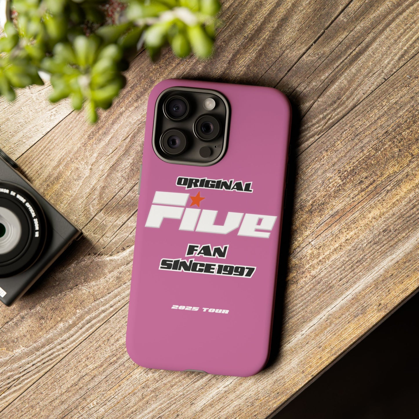 Original Five Fan Tough Case - 2025 Tour Edition unofficial Five boyband 5ive merchandise