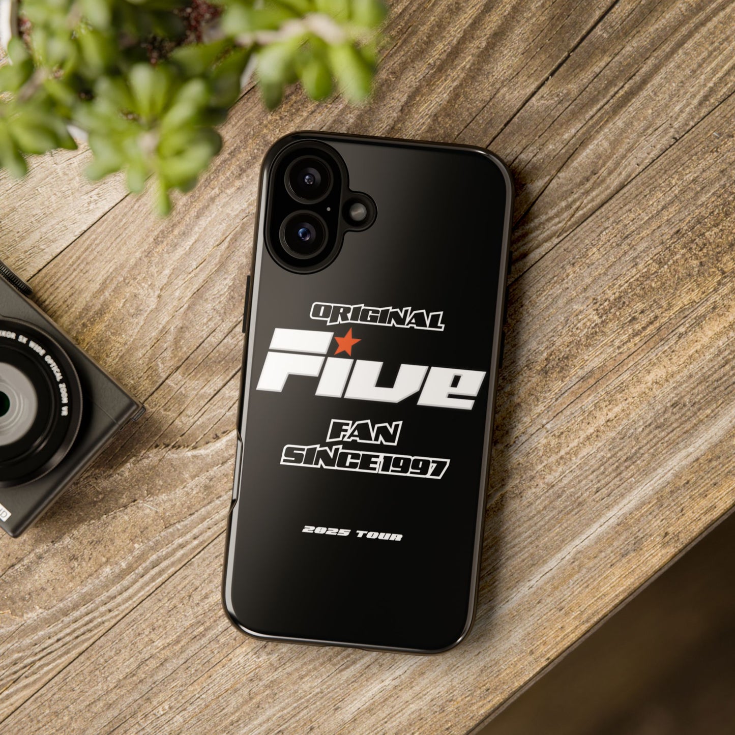 Original Five Fan Tough Case - 2025 Tour Edition unofficial Five boyband 5ive merchandise