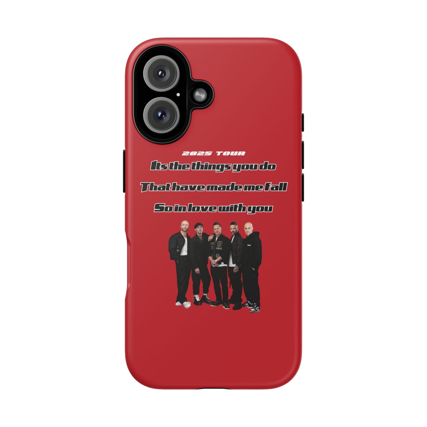 Original Five Fan Tough Case - 2025 Tour Edition unofficial Five boyband 5ive merchandise