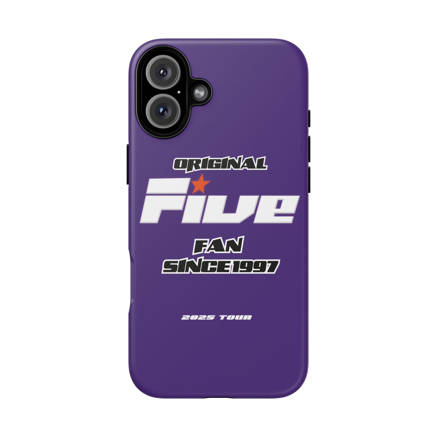 Original Five Fan Tough Case - 2025 Tour Edition unofficial Five boyband 5ive merchandise