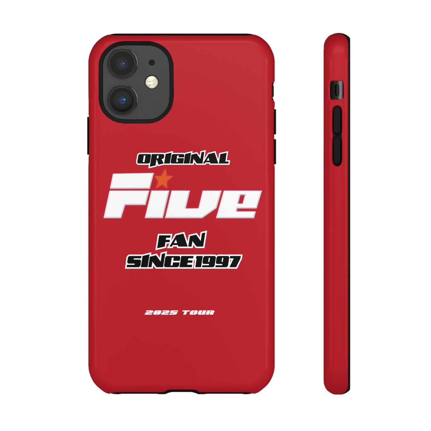 Original Five Fan Tough Case - 2025 Tour Edition unofficial Five boyband 5ive merchandise