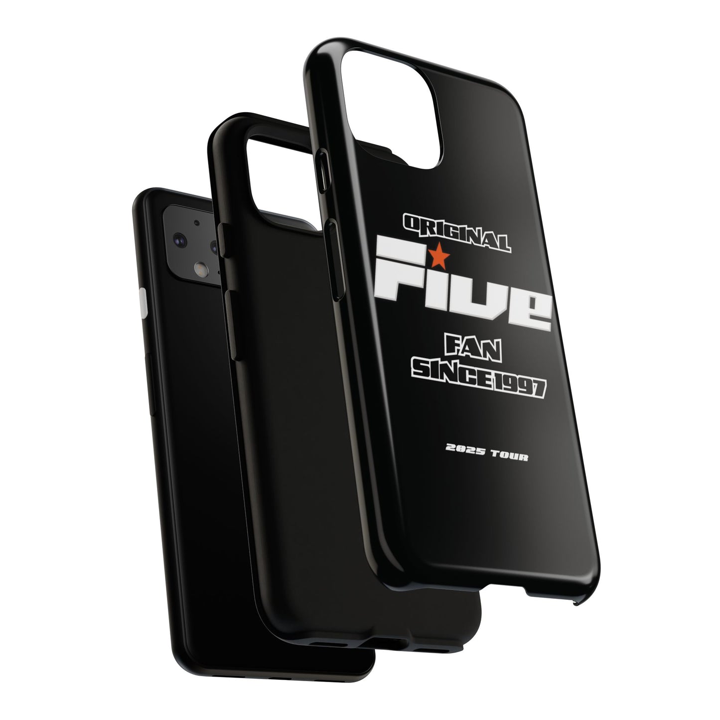 Original Five Fan Tough Case - 2025 Tour Edition unofficial Five boyband 5ive merchandise