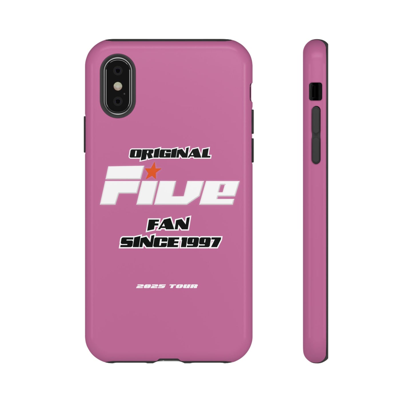 Original Five Fan Tough Case - 2025 Tour Edition unofficial Five boyband 5ive merchandise