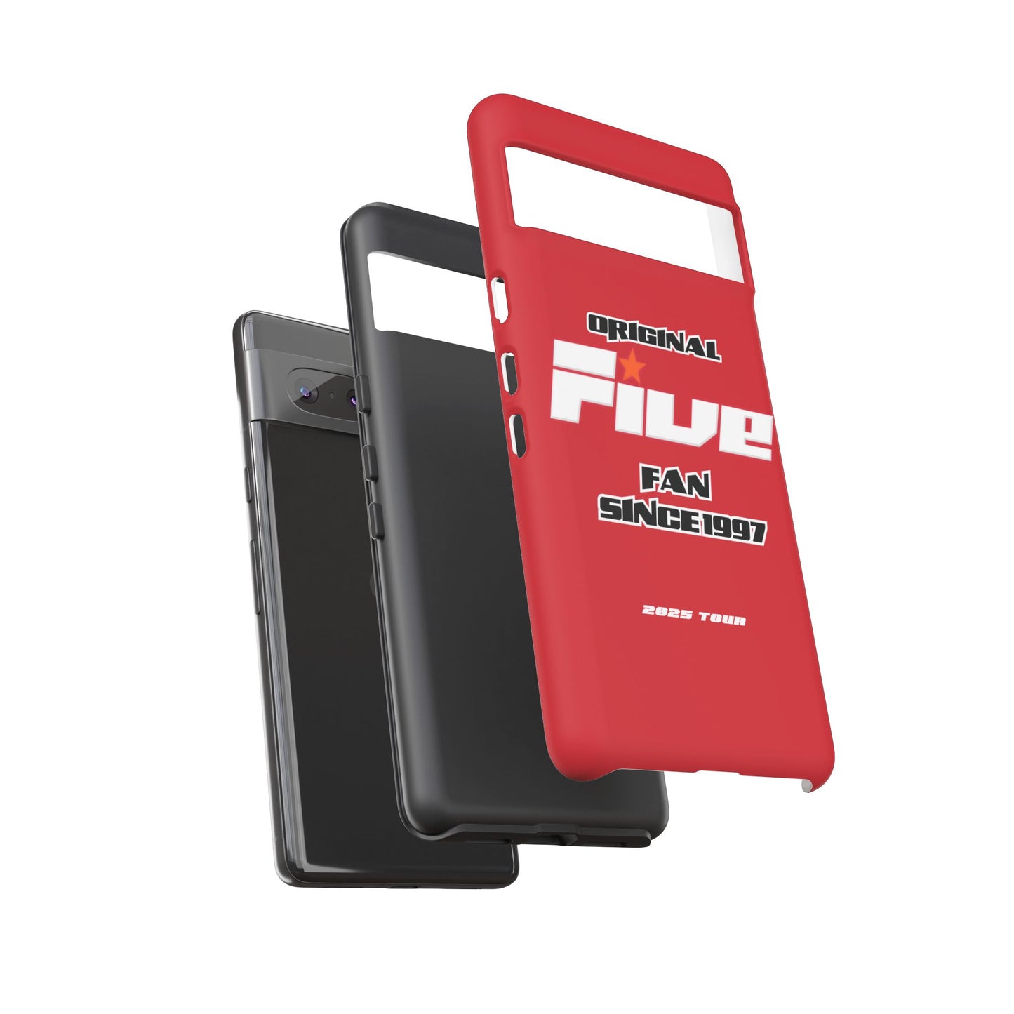 Original Five Fan Tough Case - 2025 Tour Edition unofficial Five boyband 5ive merchandise
